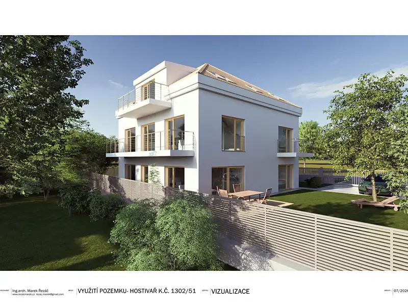 Prodej stavebního pozemku, 626 m², Praha 10, Praha